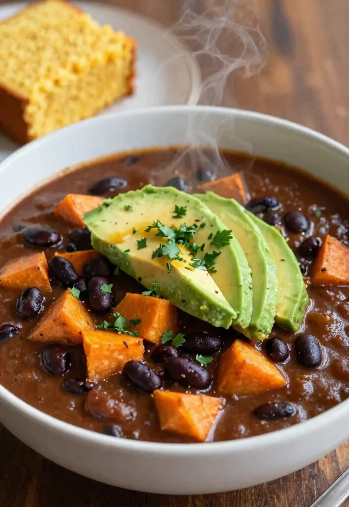 15 Easy Healthy Cooking Recipes for Fast Fresh Weeknight Meals - 13. Sweet Potato & Black Bean Chili