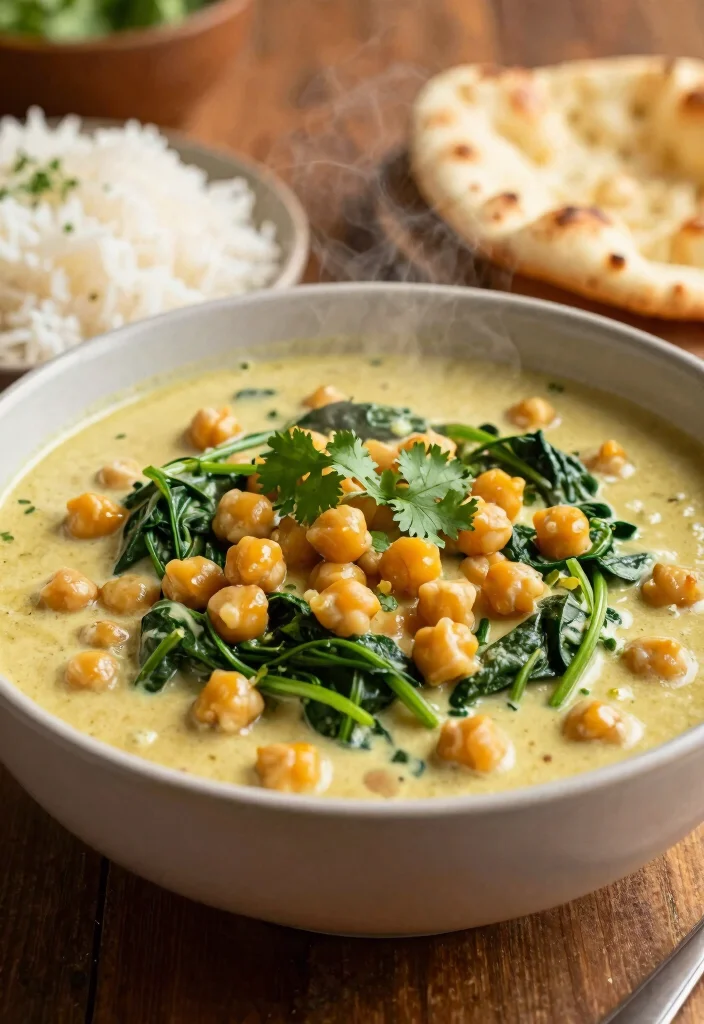 15 Healthy Dinner Ideas Recipes for Quick Nutritious Meals - 11. Coconut Curry Chickpeas