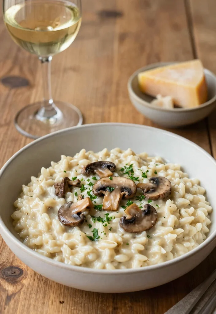 15 Healthy Dinner Ideas Recipes for Quick Nutritious Meals - 14. Mushroom Risotto