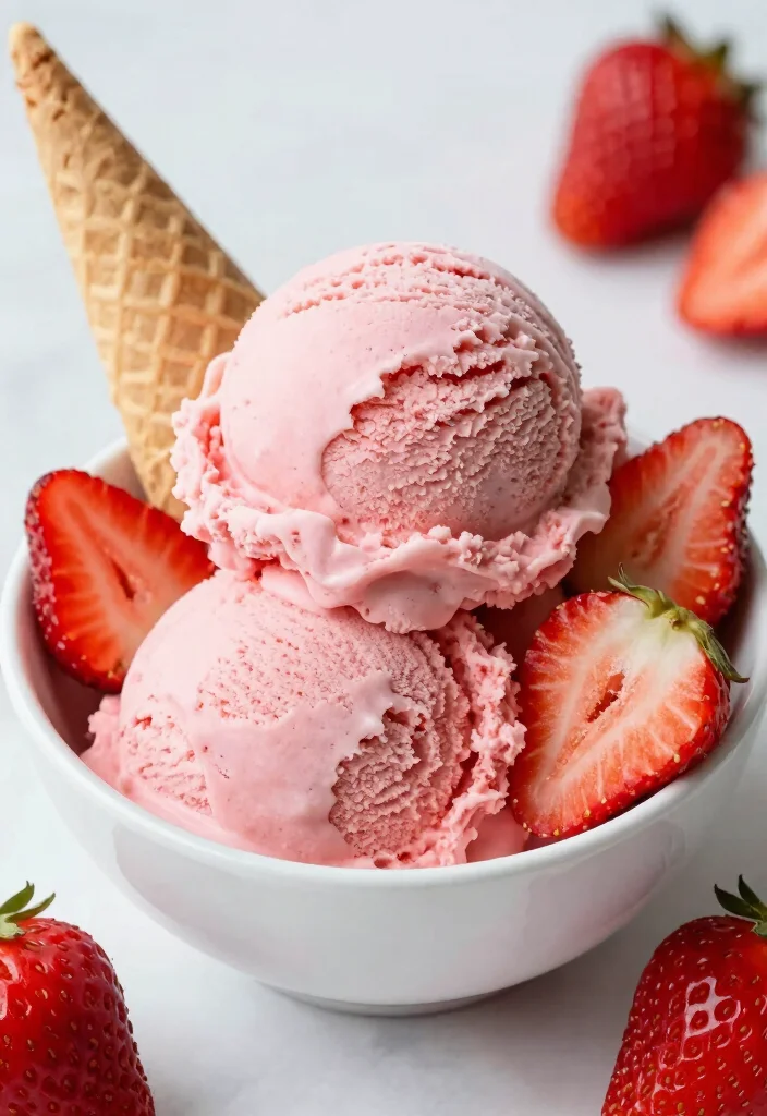 15 Strawberry Dessert Recipes for Fresh Simple Summer Sweets - 13. Strawberry Ice Cream