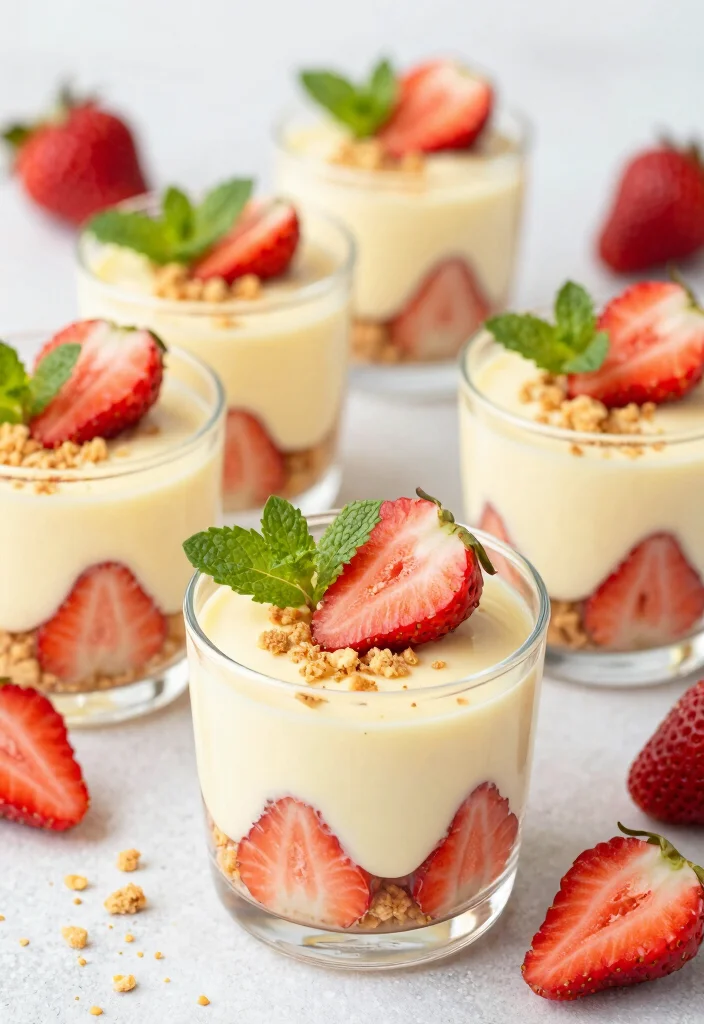 15 Strawberry Dessert Recipes for Fresh Simple Summer Sweets - 14. Strawberry Pudding Cups