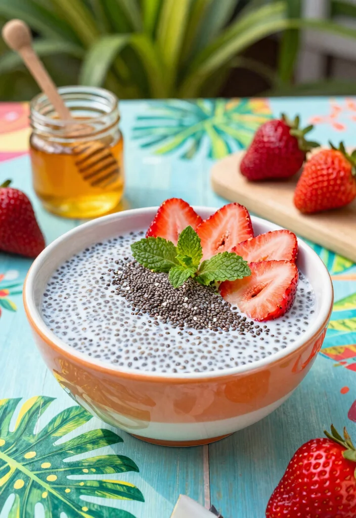 15 Strawberry Dessert Recipes for Fresh Simple Summer Sweets - 3. Strawberry Coconut Chia Pudding